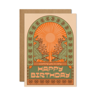 cai & jo - Happy Birthday card: With cello wrap