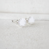 Personalised Sterling Silver Cufflinks