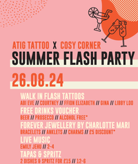 Summer flash party 26th August-Cosy Corner Porthcawl
