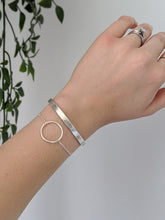 Load image into Gallery viewer, Sterling Silver Coordinate Cuff Bracelet
