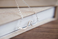 Sterling Silver Wave Necklaces