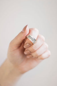 Personalised Heart Spinner Ring