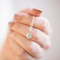Sterling Silver Initial Necklace