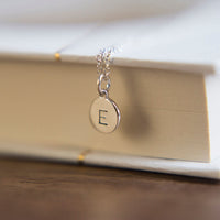 Sterling Silver Initial Necklace
