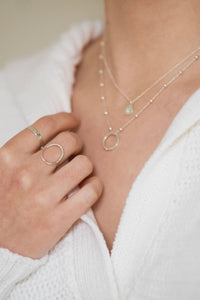 Personalised Satellite Halo Necklace