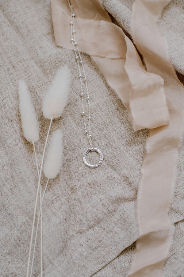 Personalised Satellite Halo Necklace