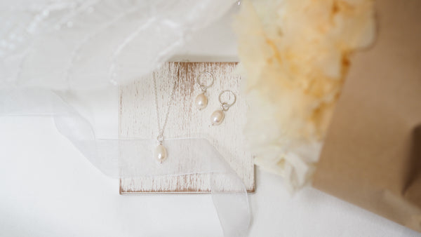 Sterling Silver Pearl Drop Necklace