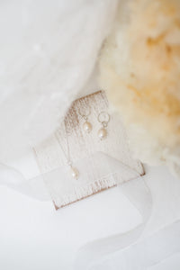 Sterling Silver Pearl Drop Necklace
