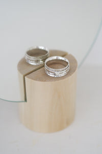 Personalised Heart Spinner Ring