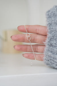 Twisted Interlocking Circle Bracelet