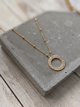 Load image into Gallery viewer, 14ct Gold filled satellite halo necklace