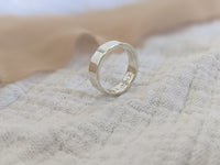 Chunky Silver Secret Message Ring