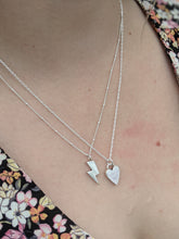 Load image into Gallery viewer, Sterling Silver Lightning Bolt Necklace