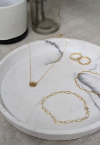 Hammered Gold Asher Necklace