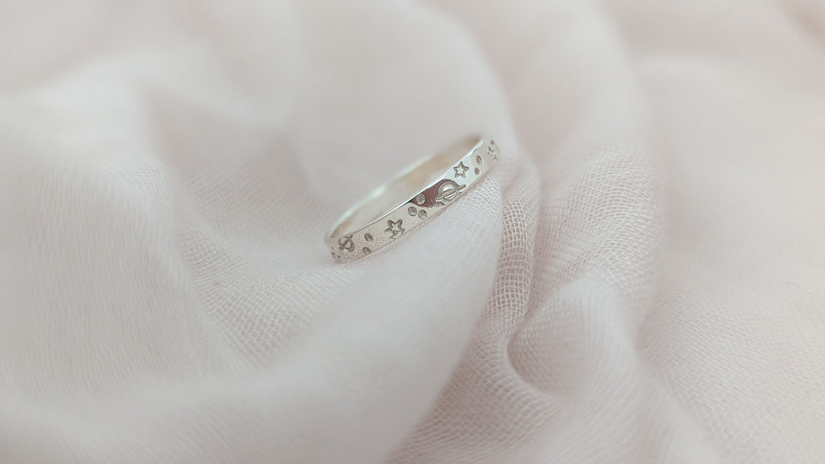 Silver Galaxy Ring