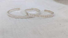 Load image into Gallery viewer, Personalised Sterling Silver Cuff Bracelet