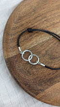 Load image into Gallery viewer, Personalised Interlocking Halo Cord Bracelet