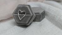 Sterling Silver Open Heart Ring