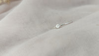 Silver Flower Stacker Ring