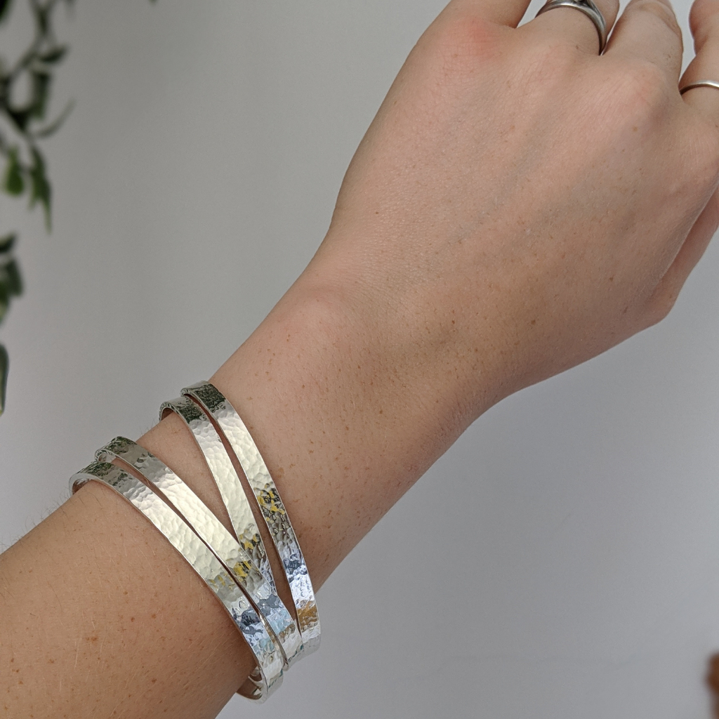 Festive sterling silver cuff bracelet workshop - 6th December 2024
