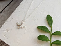 Sterling Silver Bee Necklace