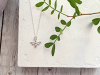 Sterling Silver Bee Necklace