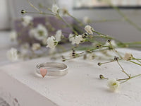 Secret Message Heart Ring