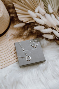 Celestial Star Hoop Earrings