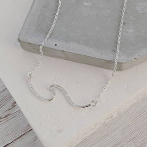 Sterling Silver Wave Necklaces