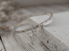 Load image into Gallery viewer, Personalised Silver Bangle