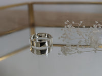Chunky Silver Secret Message Ring