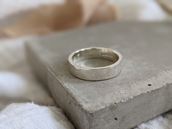 Chunky Silver Secret Message Ring