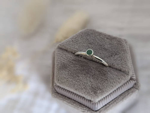 Emerald Stacker Ring