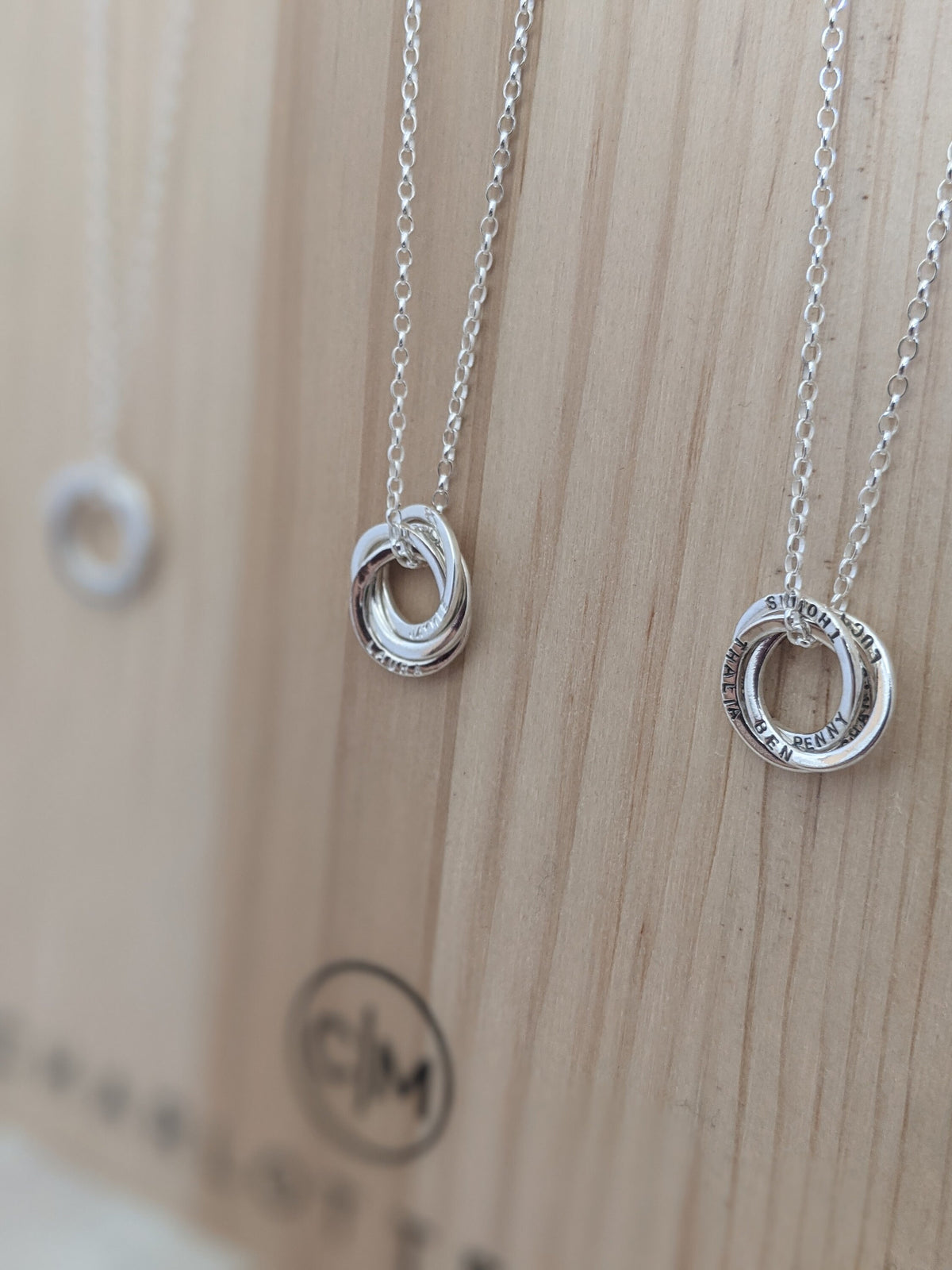 Inerlocking Rings Personalised Interlocking Rings Necklace – Charlotte Mari